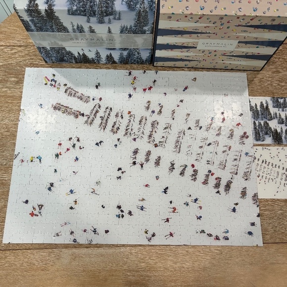 Gray Malin Puzzle 🧩 Backgammon Collection, Set of 2 Collectible - Picture 3 of 15